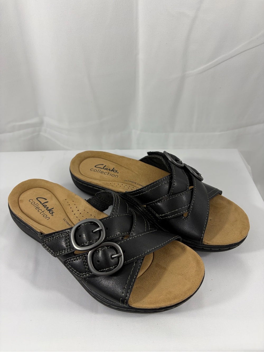 NWT Clarks Women’s Size 5.5 Black Sandals